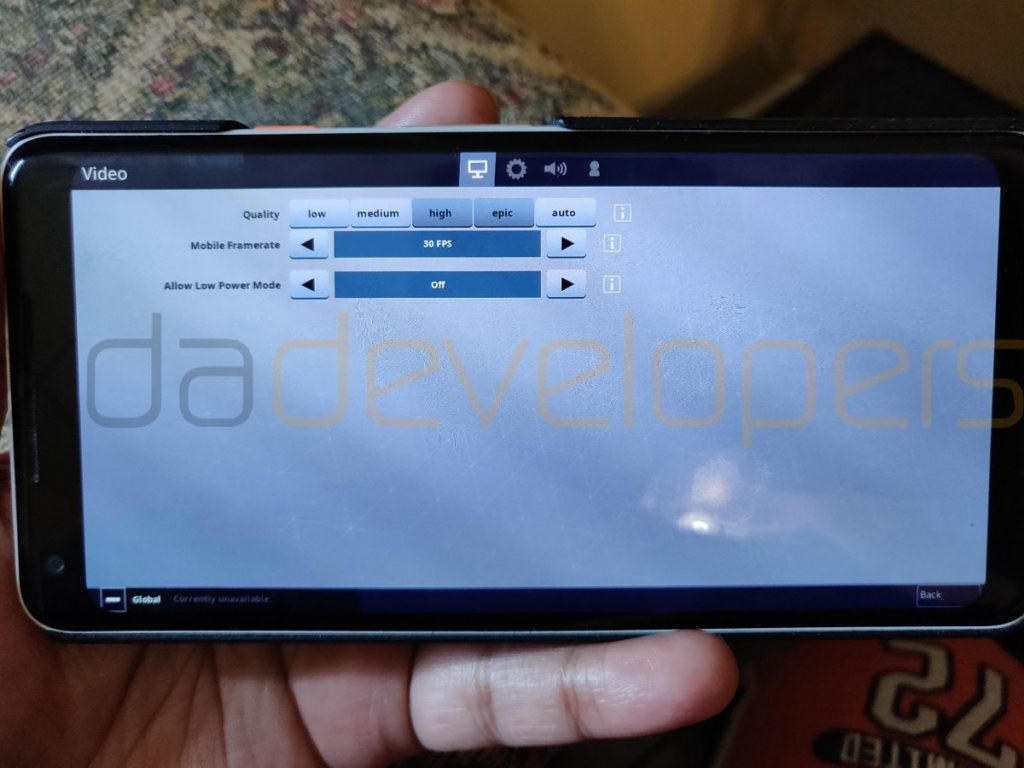 Fortnite Android Note