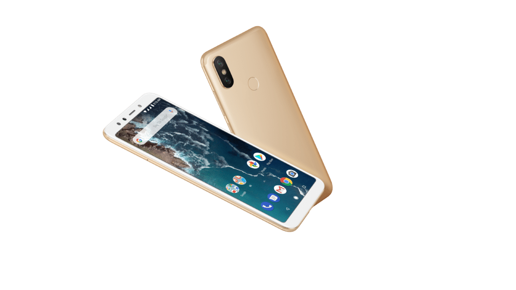 Mi A2 Gold Back 1