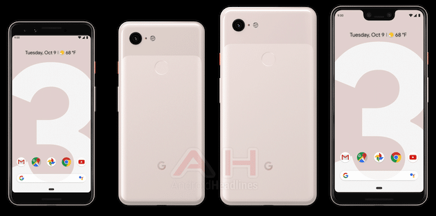 Google Pixel 3 XL in Sand pink revealed