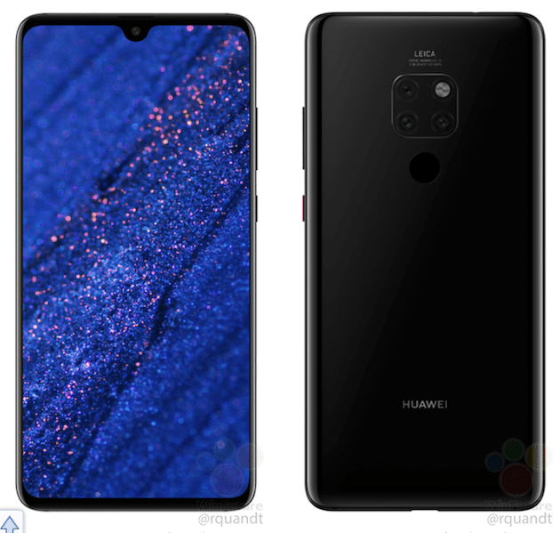 A clear look at the Huawei Mate 20's trio of rear cameras