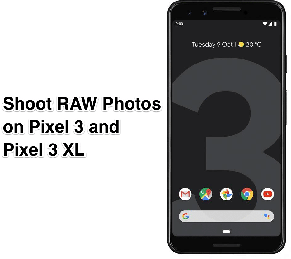 Shoot RAW Photos on Pixel 3