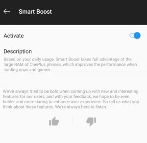 OP6T Smart Boost
