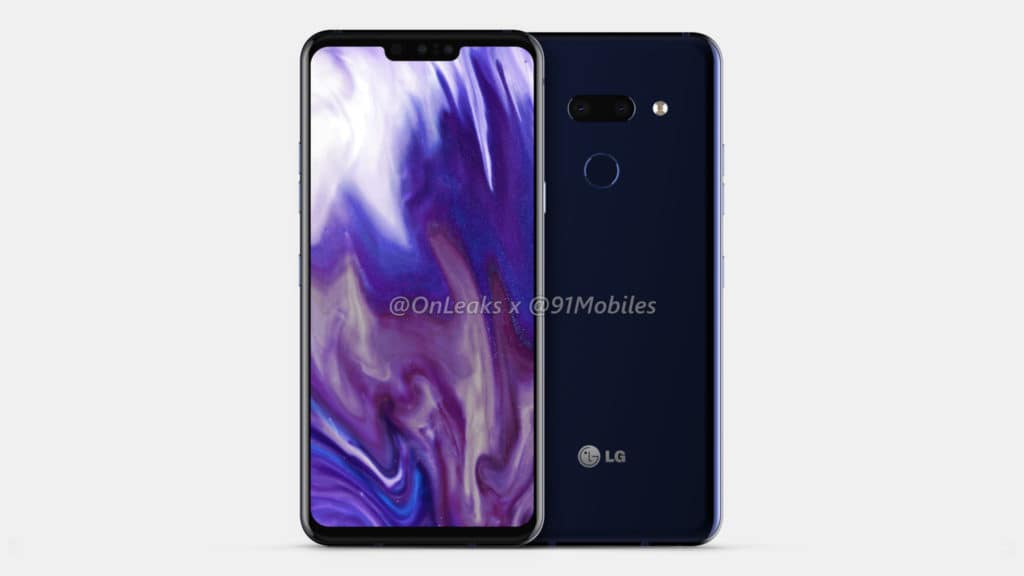 LG G8 render