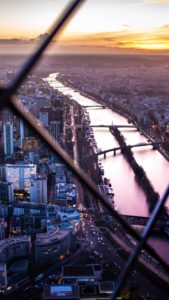 paris view from eiffel tower top flower 5k ox 2160x3840