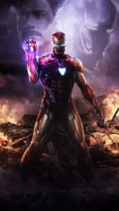 iron man infinity gauntlet 4k dp 1440x2560