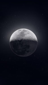 moon dark sight 4k 1m 1440x2560