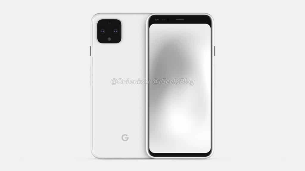 Pixel 4 renders leak