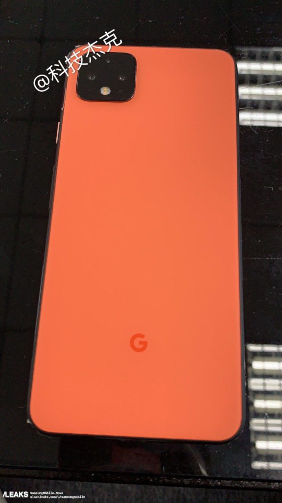 Pixel 4 XL in Orange