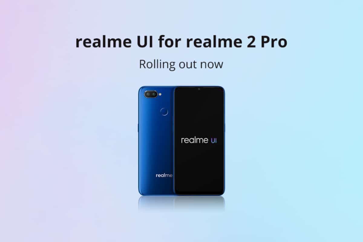 Android 10 update for the Realme 2 Pro