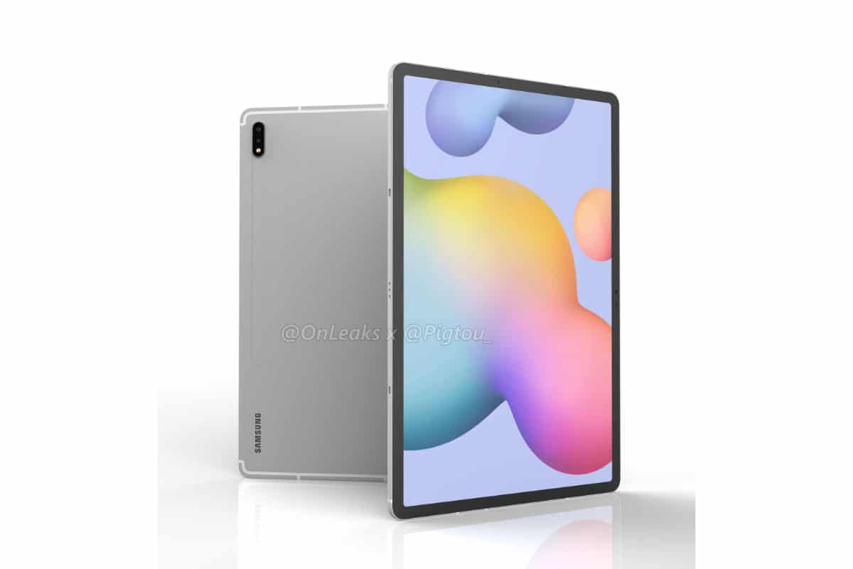 Samsung Galaxy Tab S7+ render image