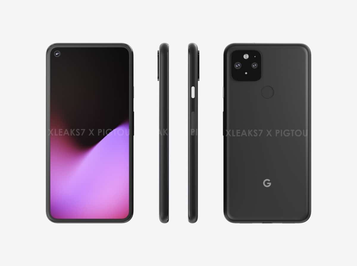 Google Pixel 5 3D CAD Renders