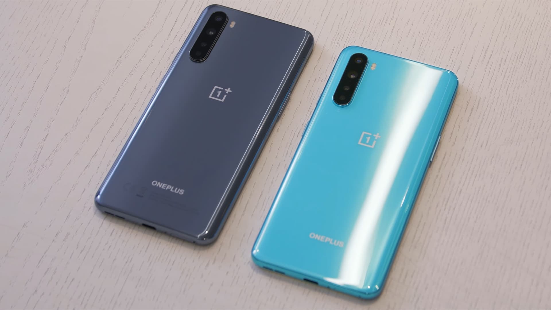 OnePlus Nord Grey Blue Colors