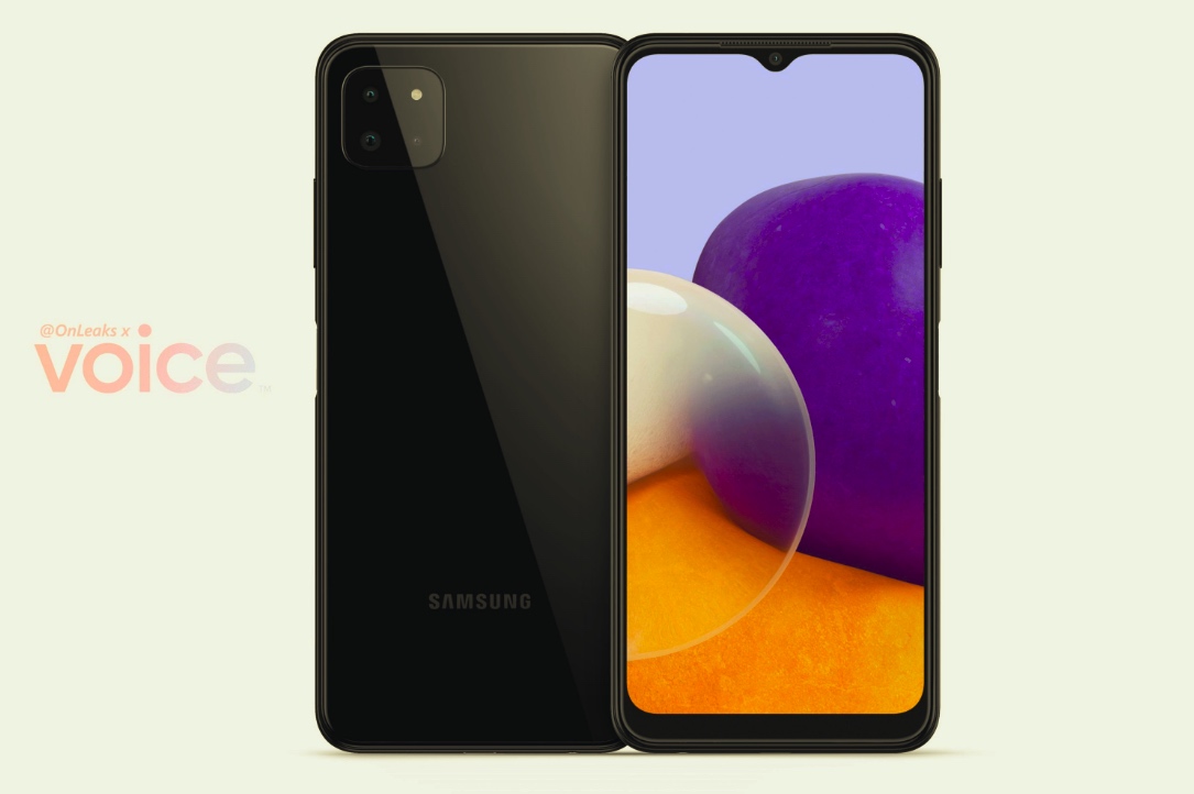 samsung galaxy a22 5g render leak