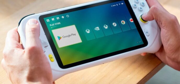 Logitech G Gaming Handheld front UI