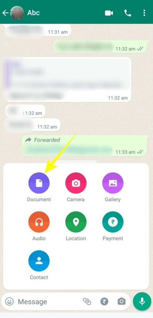 Steps to send high quality images on WhatsApp