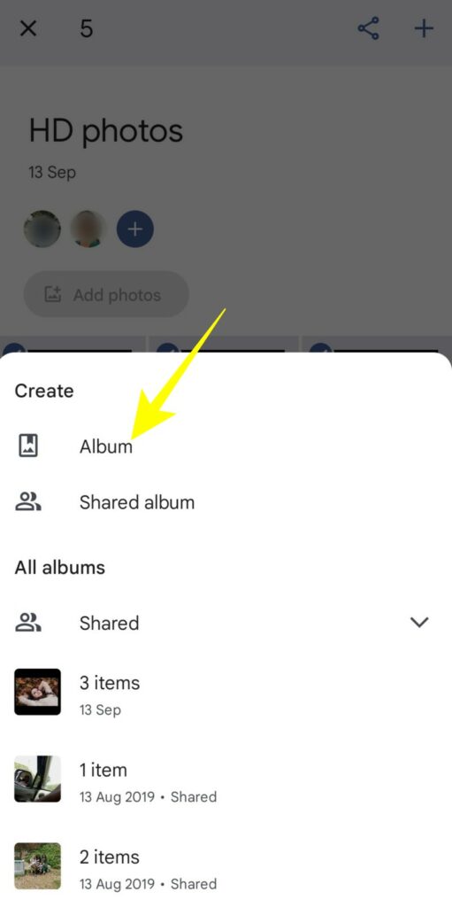 Free up space in Google Photos