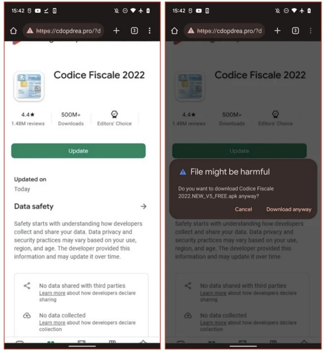Codice Fiscale Android app