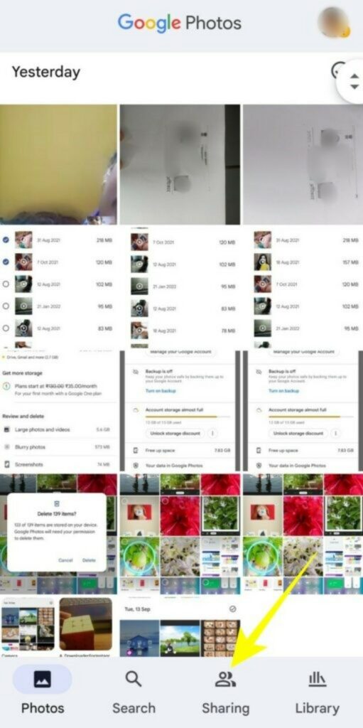 Tips to free up space in Google Photos