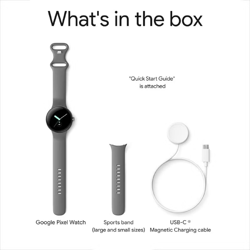 Google Pixel Watch Inside The Box