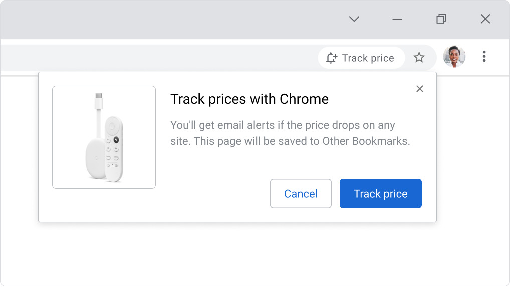 Google Chrome Track price