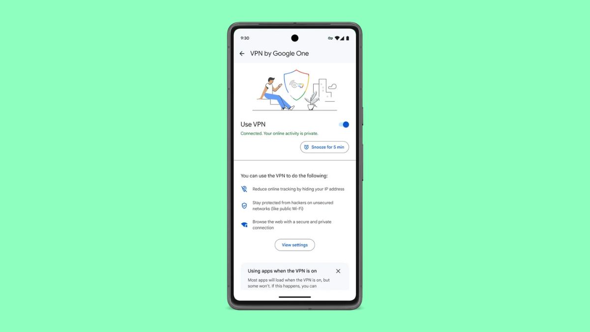 Google One Free VPN