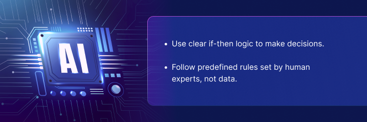Machine learning vs rule based