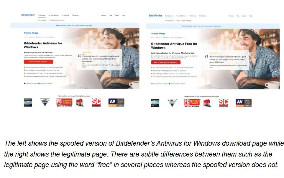 Fake Bitdefender site linked to malware targeting banking and crypto users 2 2025 05 29T20 38 25 e1748522374142